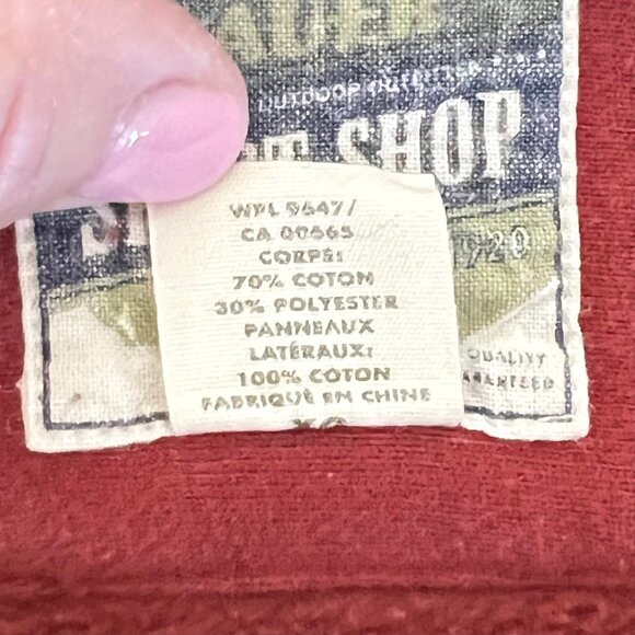 Eddie Bauer XL Red Crewneck Sweatshirt Seattle USA Logo Cotton Blend Pullover - Picture 9 of 14